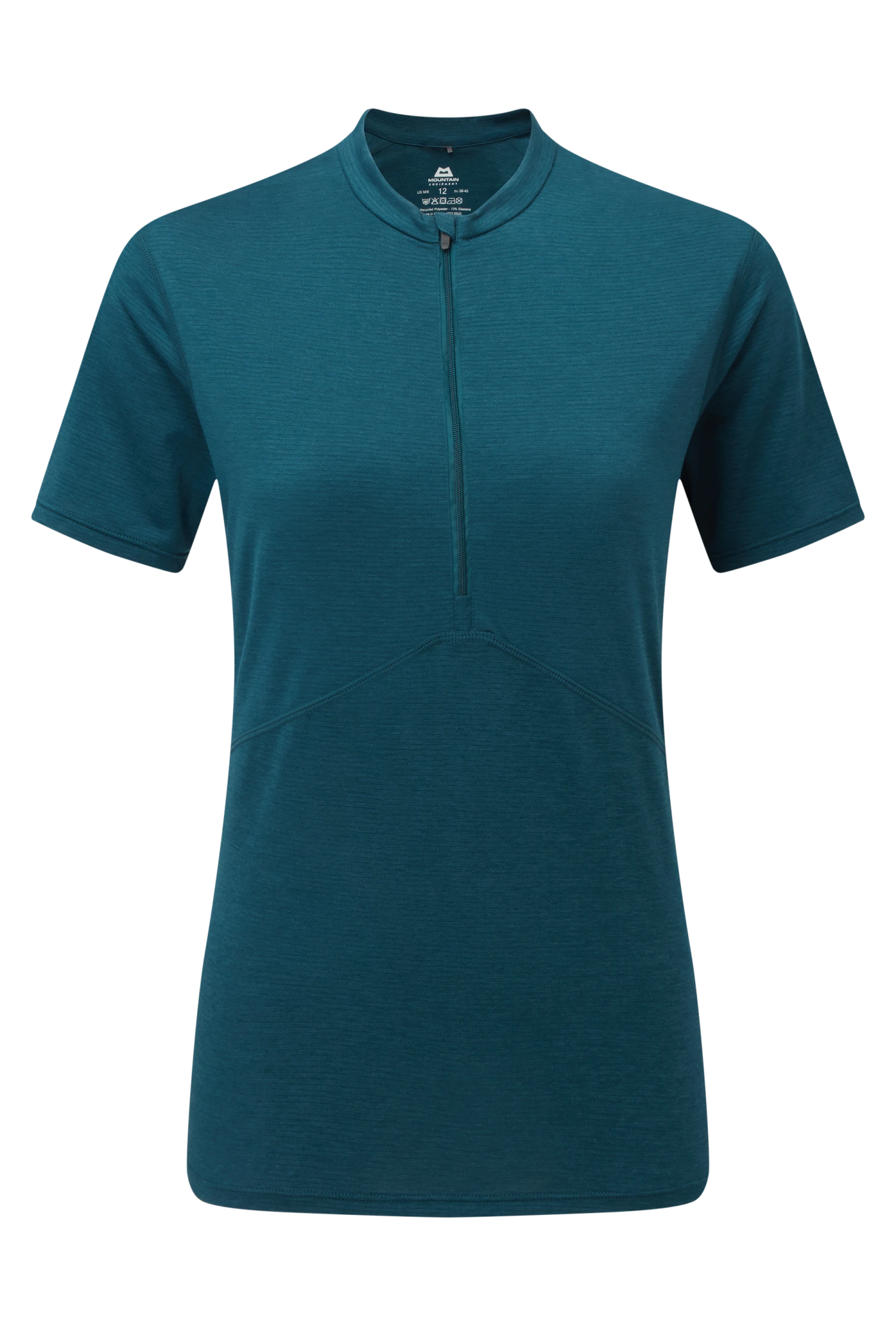 Mountain Equipment Nava Women's SS Zip T 4 Mountain Equipment Nava Women's SS Zip T