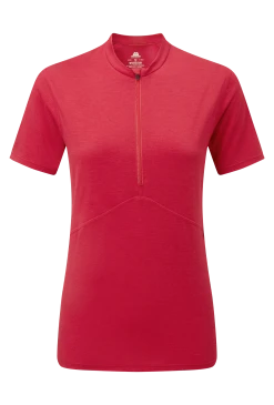 Mountain Equipment Nava Women's SS Zip T 17 Mountain Equipment Nava Women's SS Zip T