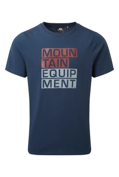 Mountain Equipment Herren Bekleidung Block Letter Tee