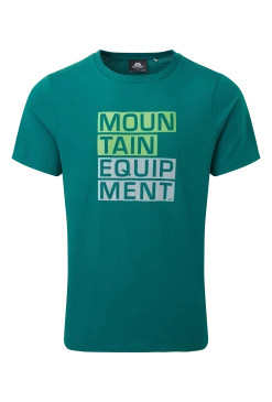 Mountain Equipment Herren Bekleidung Block Letter Tee